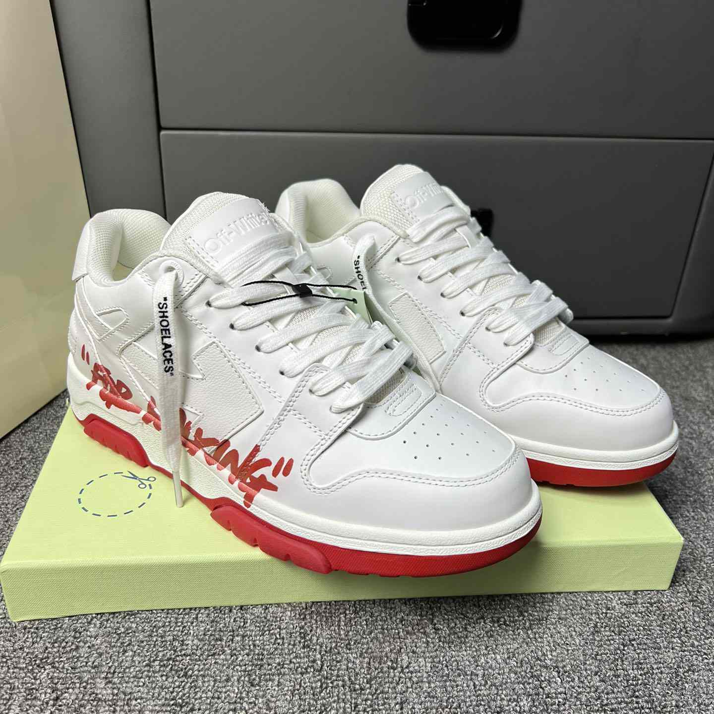 Off White Out Of Office Sneakers  - FashionPlug