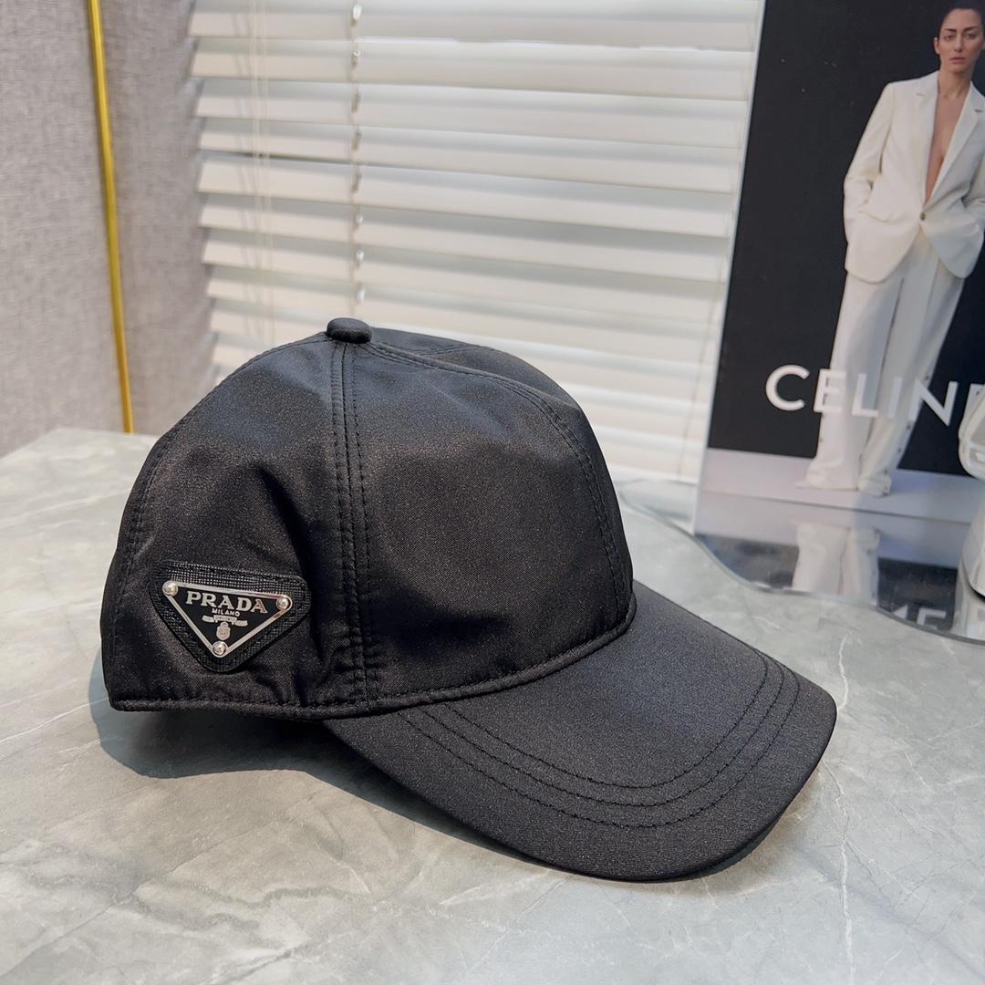 Prada Re-nylon Baseball Cap - FashionPlug