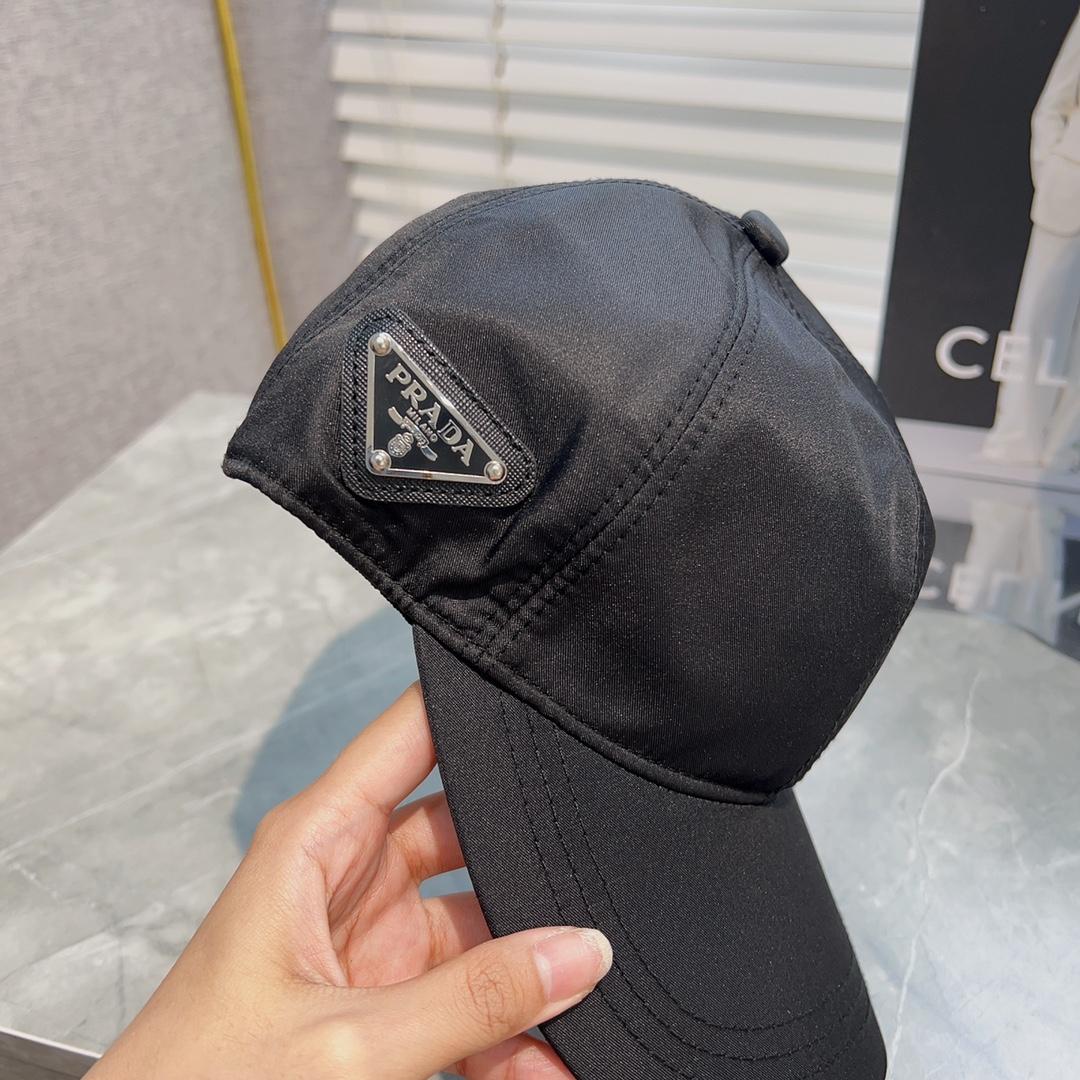 Prada Re-nylon Baseball Cap - FashionPlug