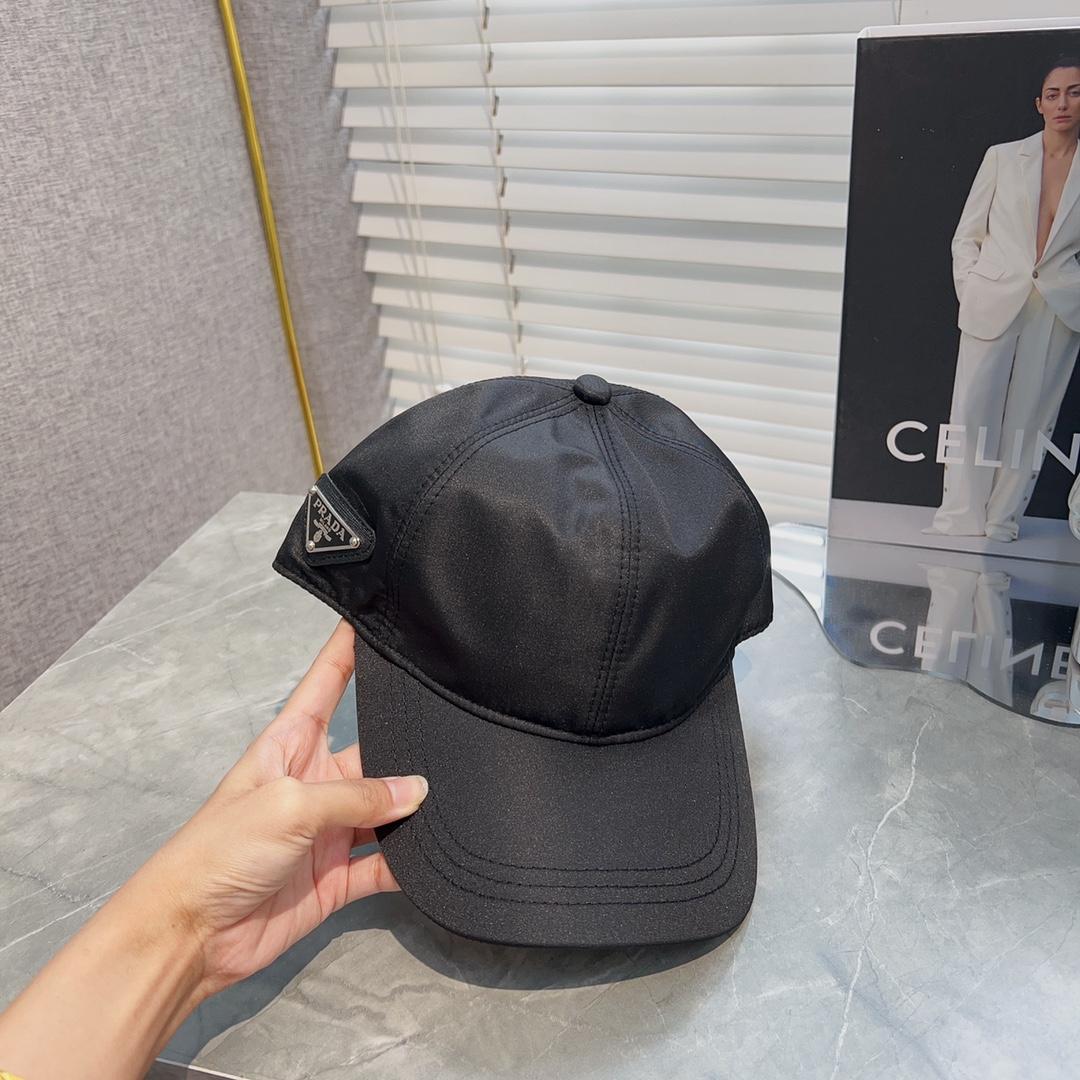 Prada Re-nylon Baseball Cap - FashionPlug