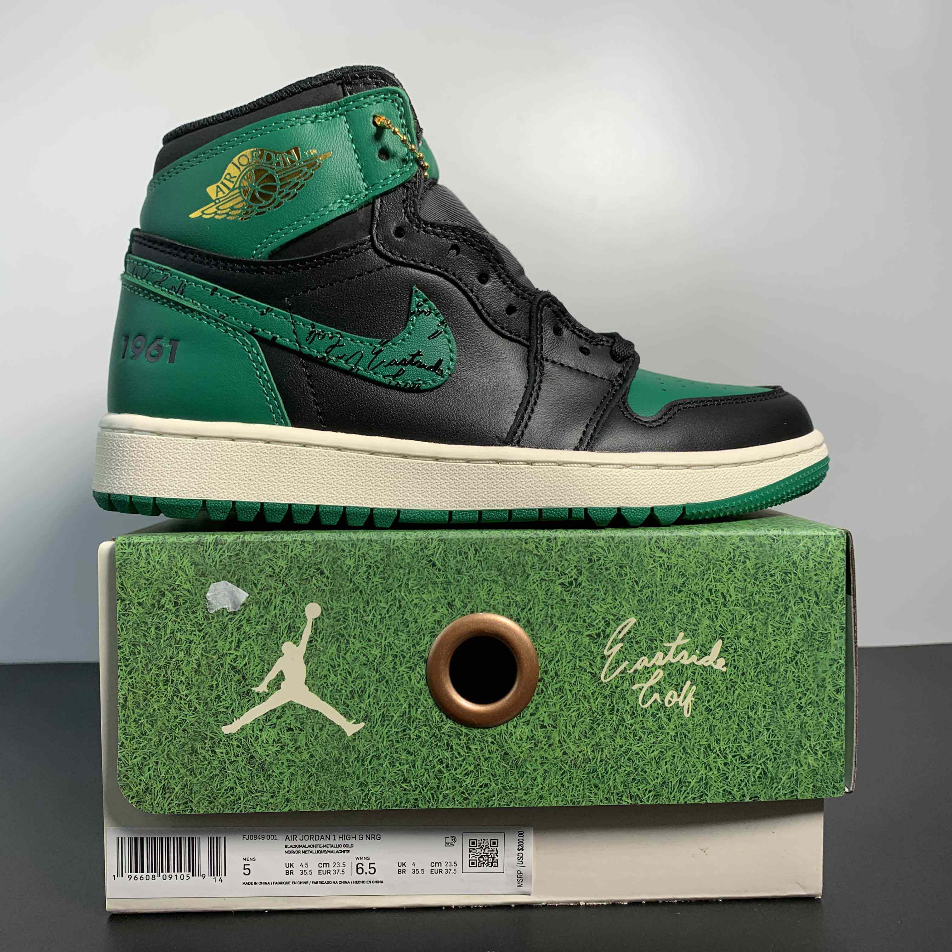 Eastside Golf x Air Jordan 1 Sneaker     FJ0849-001  - FashionPlug