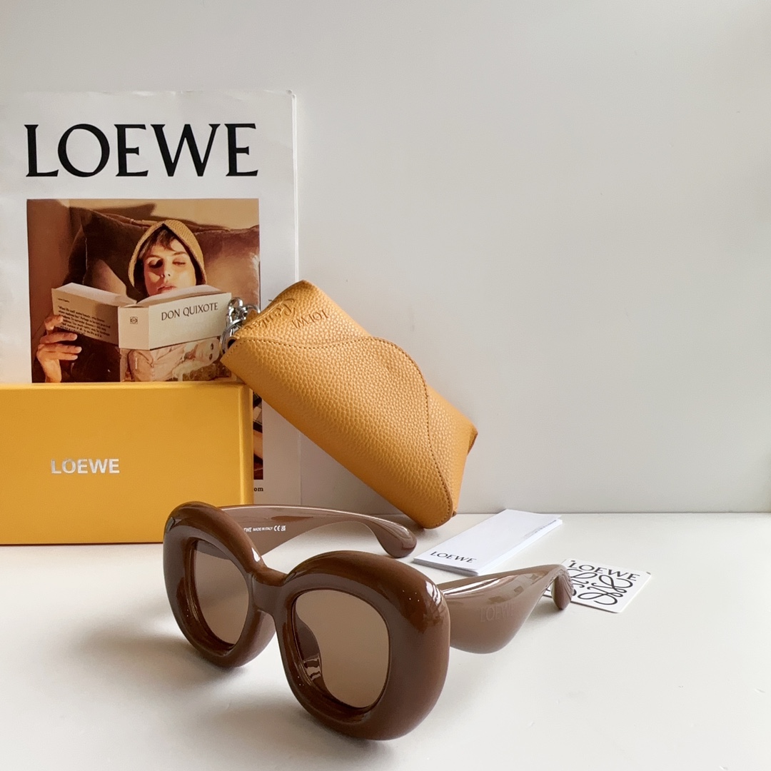 Loewe Inflated Butterfly Sunglasses In Nylon - FashionPlug