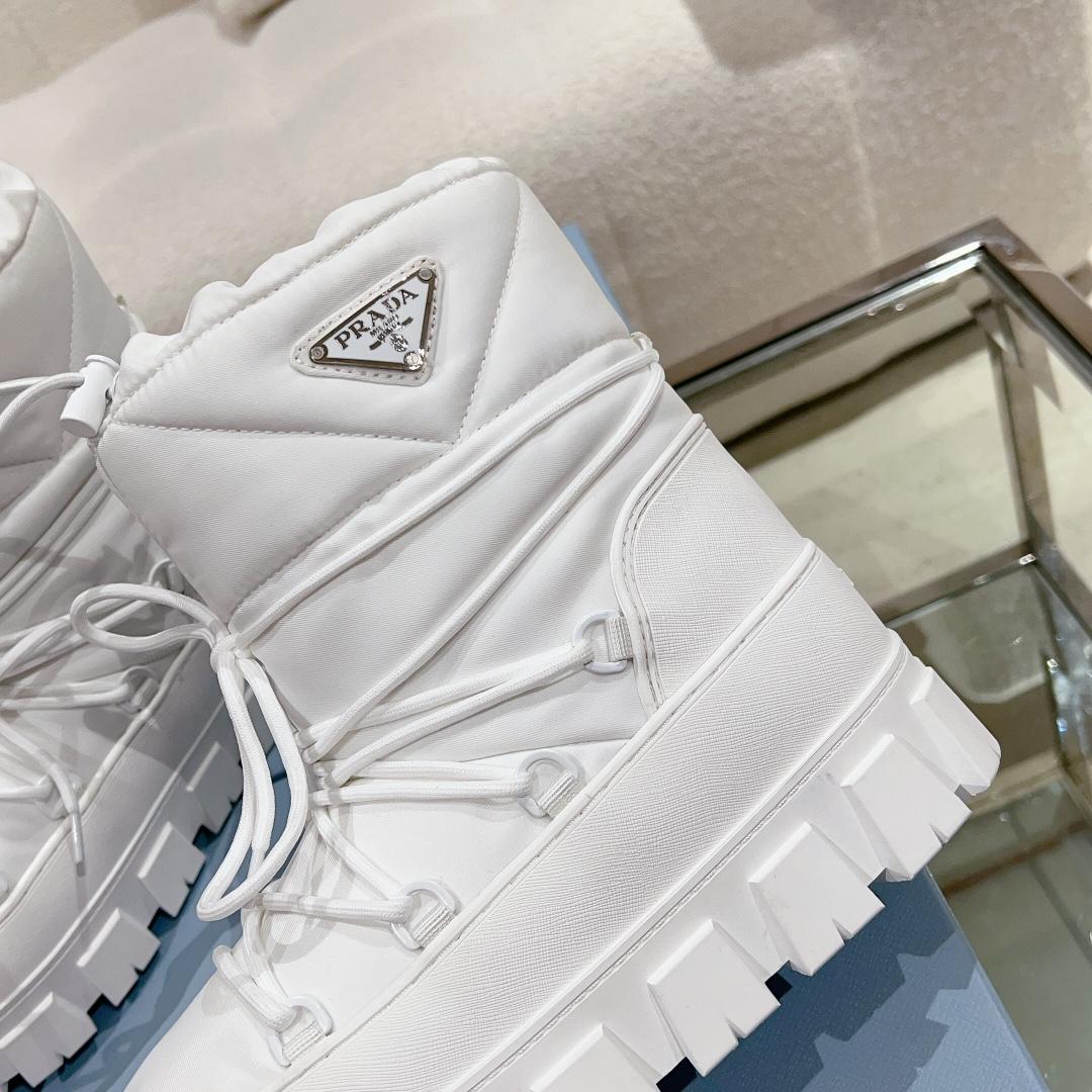 Prada Nylon Gabardine Après Ski Booties - FashionPlug