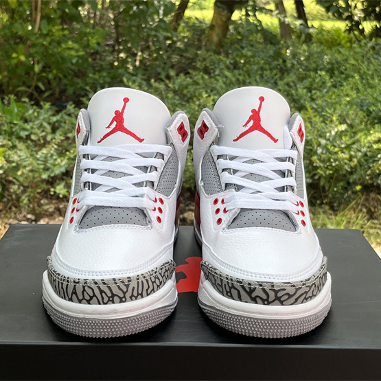 Air Jordan 3 OG “Fire Red”DIY Love Basketball Shoes   DN3707-160  - FashionPlug
