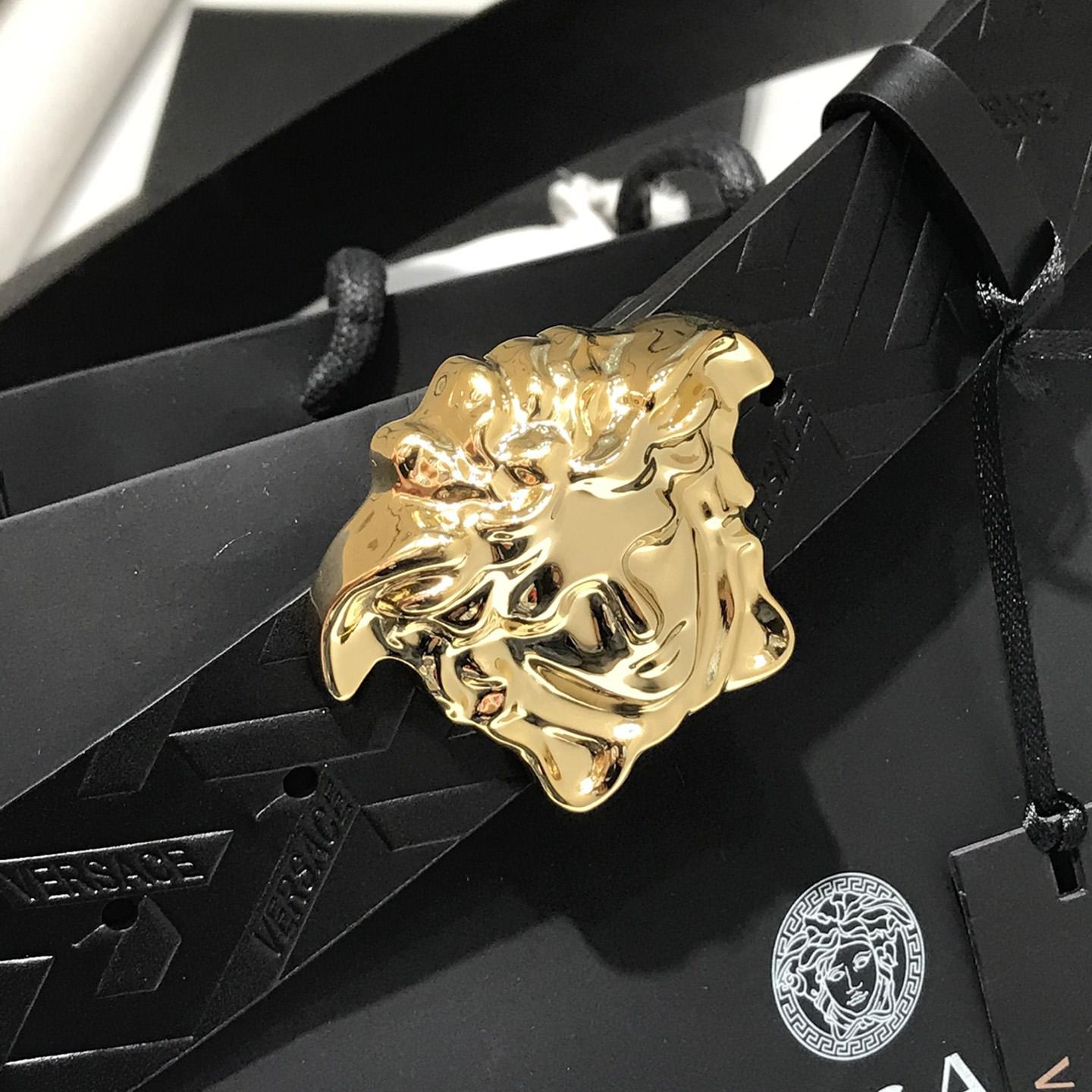 Versace Medusa Leathre Belt 38mm - FashionPlug
