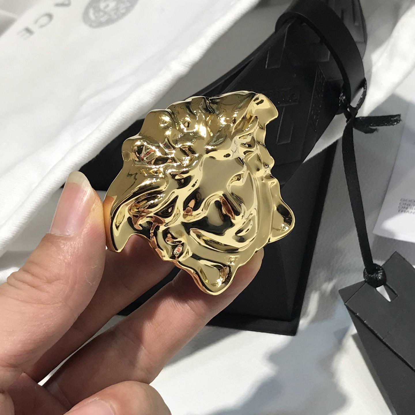 Versace Medusa Leathre Belt 38mm - FashionPlug