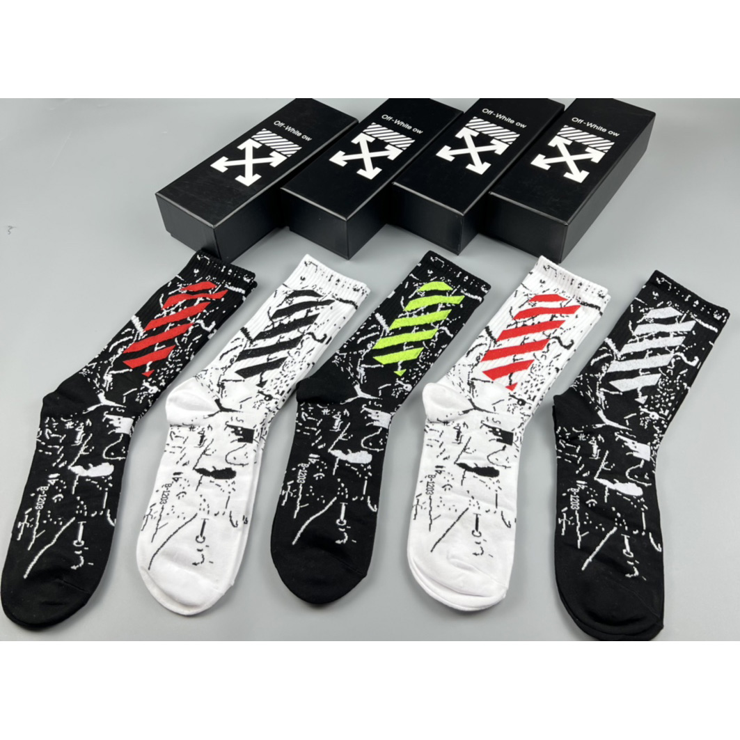 Off White Socks/Box - FashionPlug
