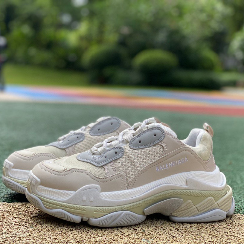 Balenciaga Triple S Sneaker In Off White - FashionPlug