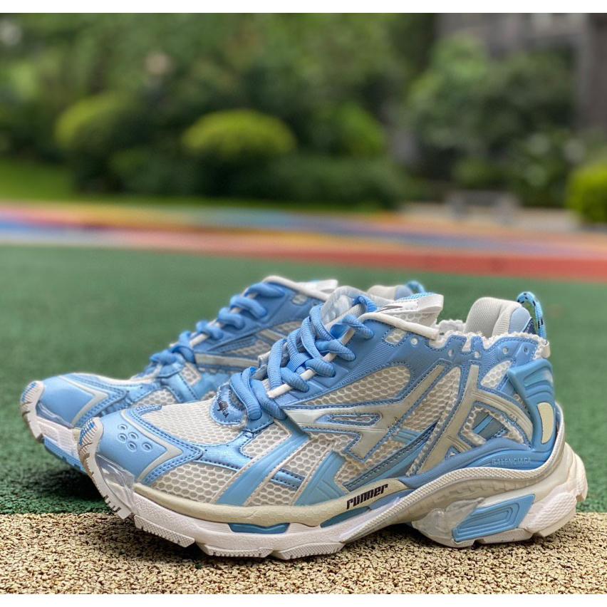 Balenciaga Runner Sneaker In Blue - FashionPlug