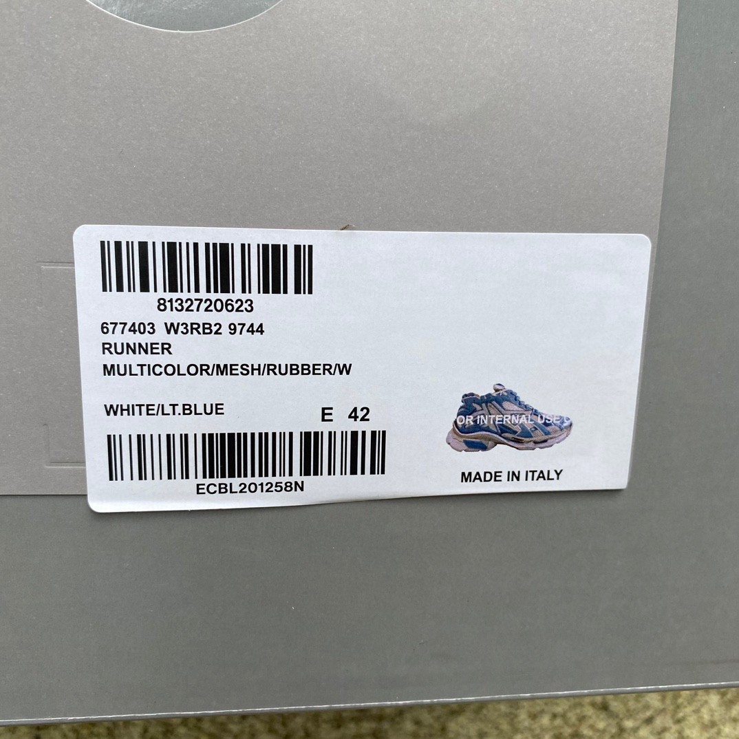 Balenciaga Runner Sneaker In Blue - FashionPlug