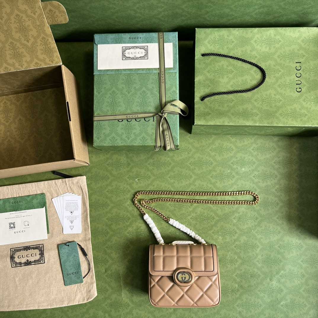 Gucci Deco Mini Shoulder Bag (18-14.5-8cm) - FashionPlug