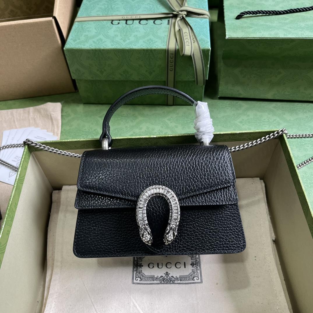 Gucci Dionysus Mini Top Handle Bag (18x 12x 6cm)  - FashionPlug