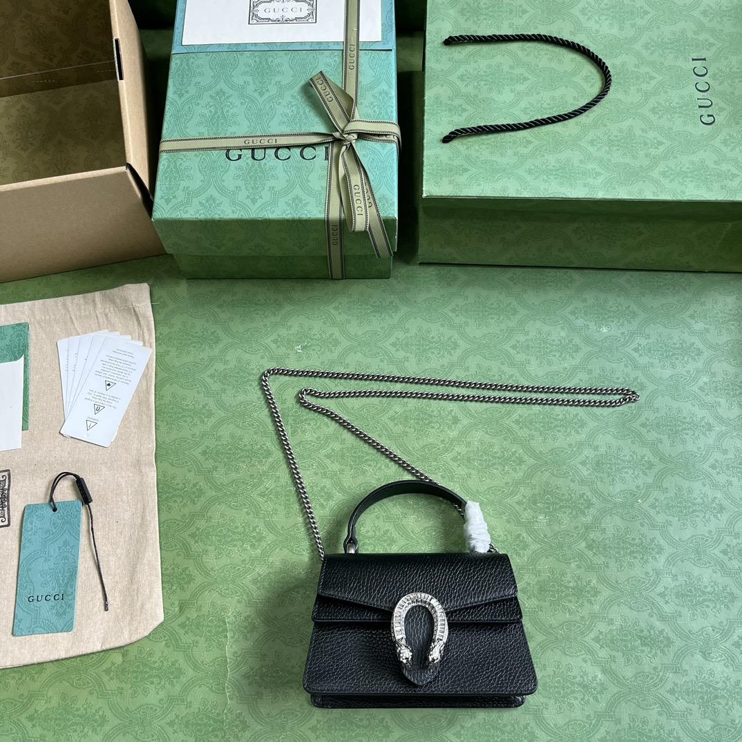 Gucci Dionysus Mini Top Handle Bag (18x 12x 6cm)  - FashionPlug