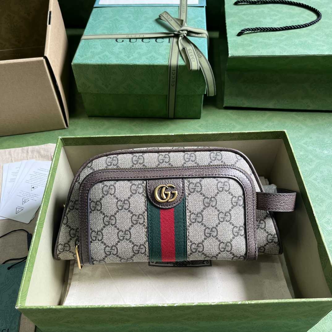 Gucci Ophidia GG Toiletry Case  (26.4-11-2cm) - FashionPlug