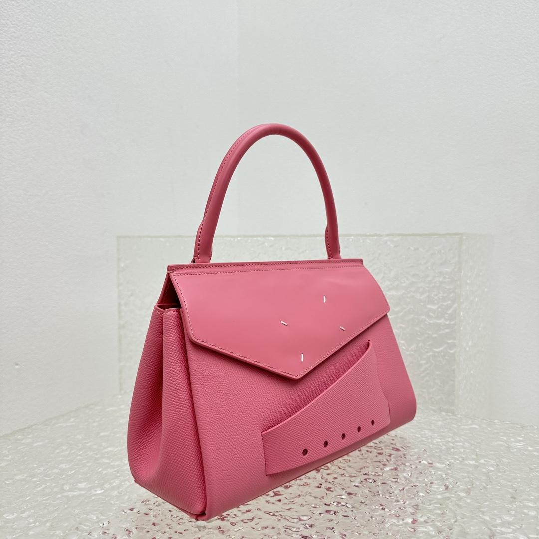 Maison Margiela Small Grained Leather Tote Bag (26x 19x 8cm) - FashionPlug