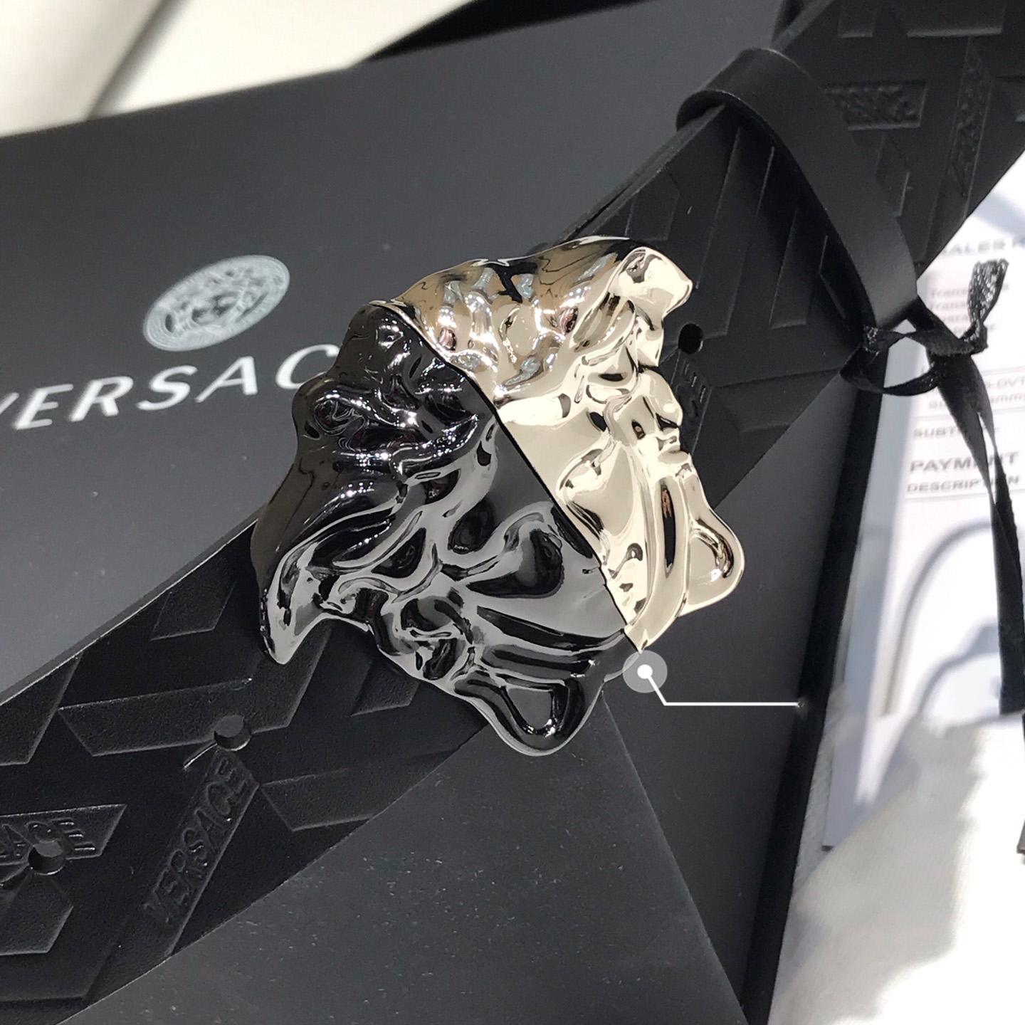 Versace Medusa Leathre Belt 38mm - FashionPlug