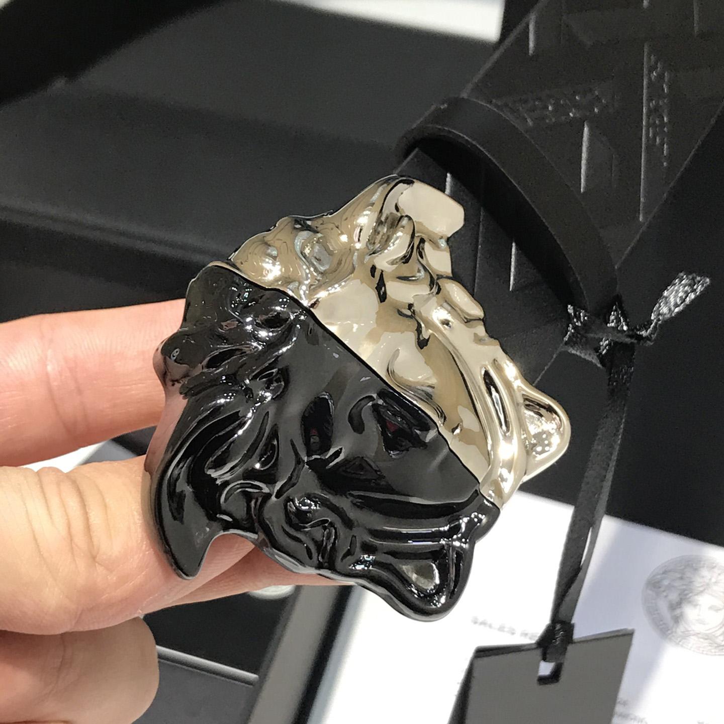 Versace Medusa Leathre Belt 38mm - FashionPlug