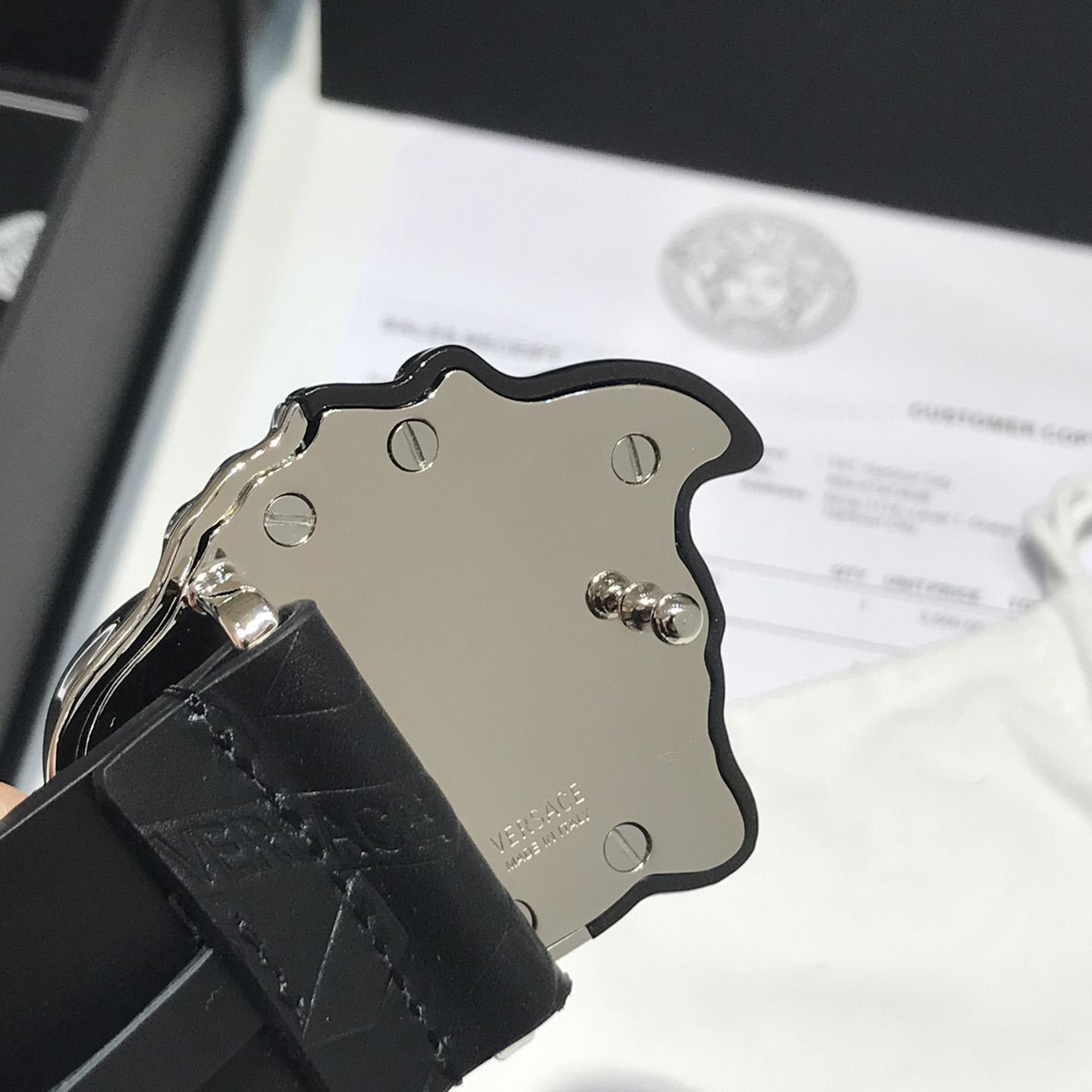 Versace Medusa Leathre Belt 38mm - FashionPlug