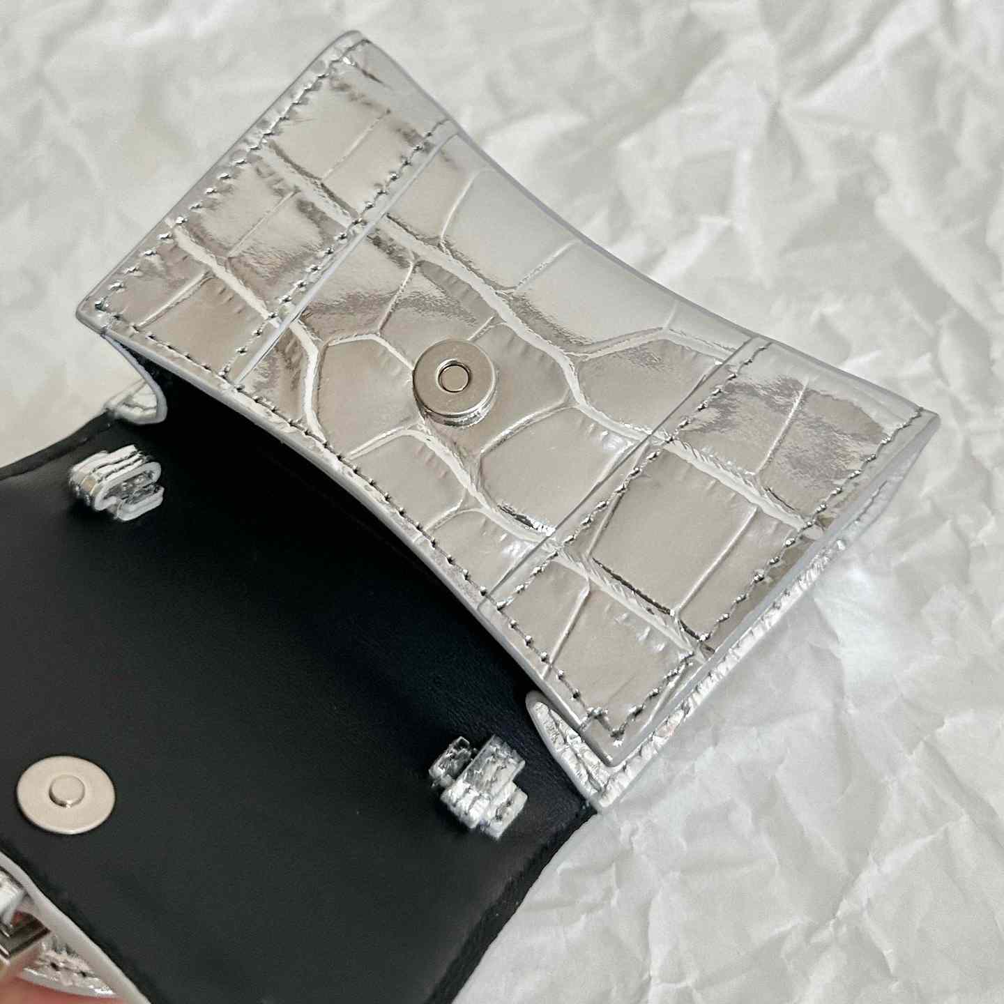 Balenciaga Mini Hourglass Tote Bag   12cm - FashionPlug