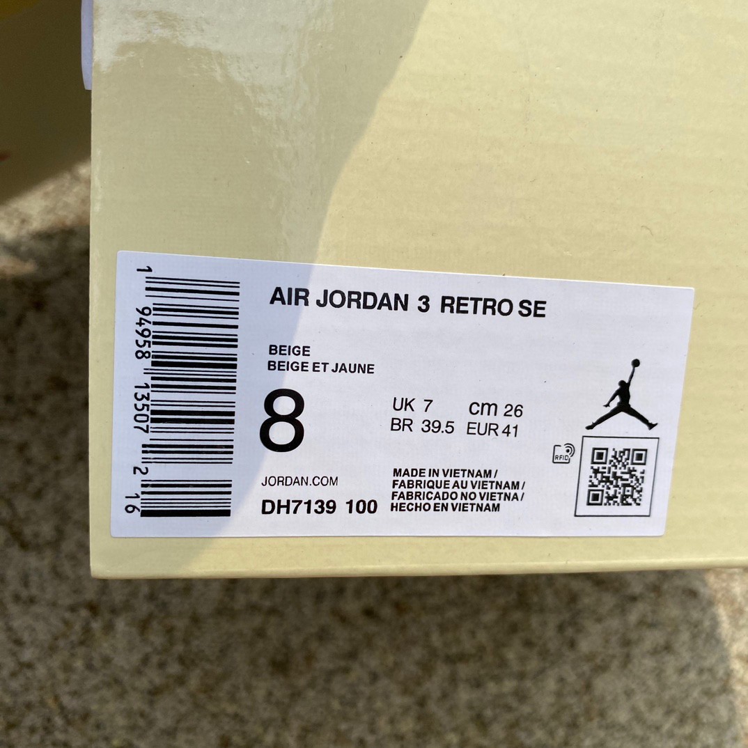 OFF-WHITE x Air Jordan 3 AJ3 Sneakers     DH7139-100 - FashionPlug