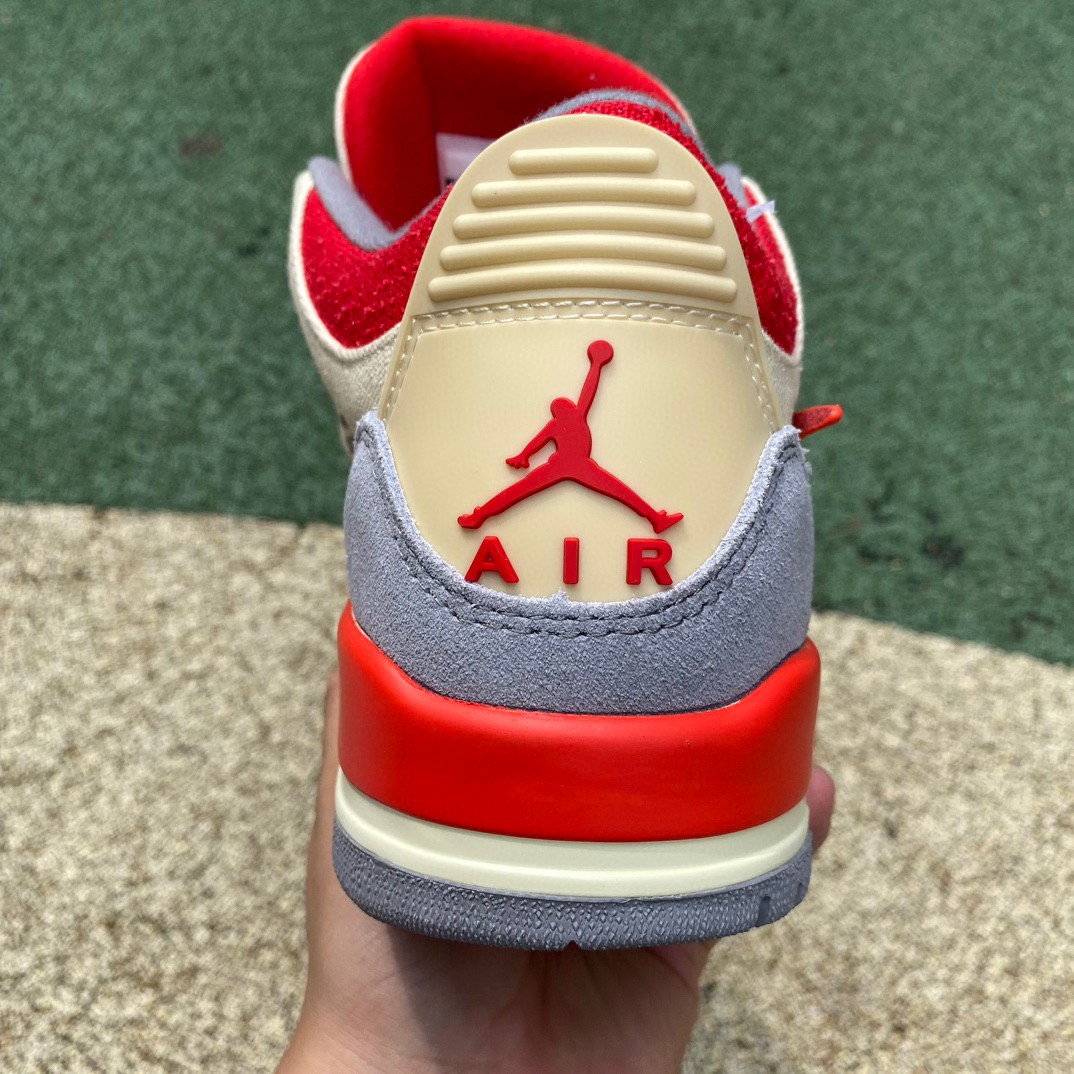 OFF-WHITE x Air Jordan 3 AJ3 Sneakers     DH7139-100 - FashionPlug