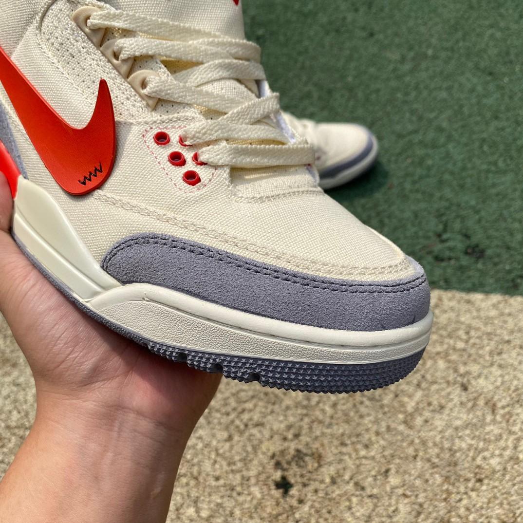 OFF-WHITE x Air Jordan 3 AJ3 Sneakers     DH7139-100 - FashionPlug