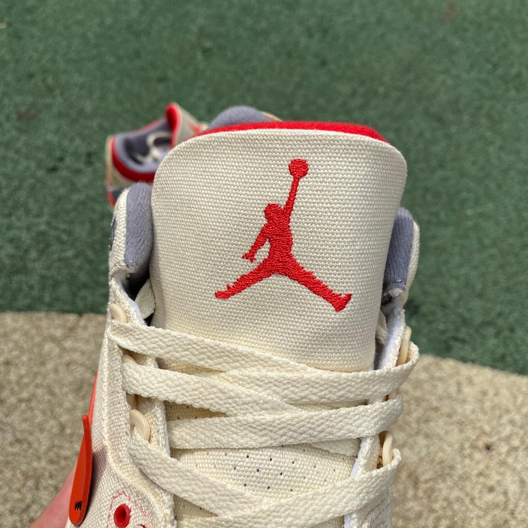 OFF-WHITE x Air Jordan 3 AJ3 Sneakers     DH7139-100 - FashionPlug