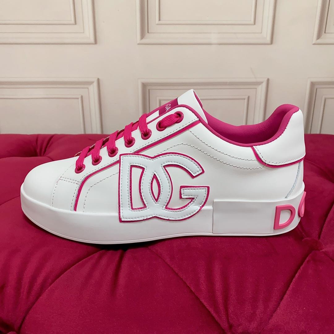 Dolce & Gabbana Calfskin Portofino Sneakers - FashionPlug