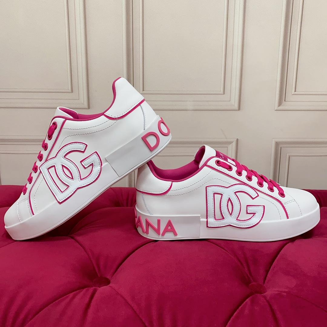 Dolce & Gabbana Calfskin Portofino Sneakers - FashionPlug
