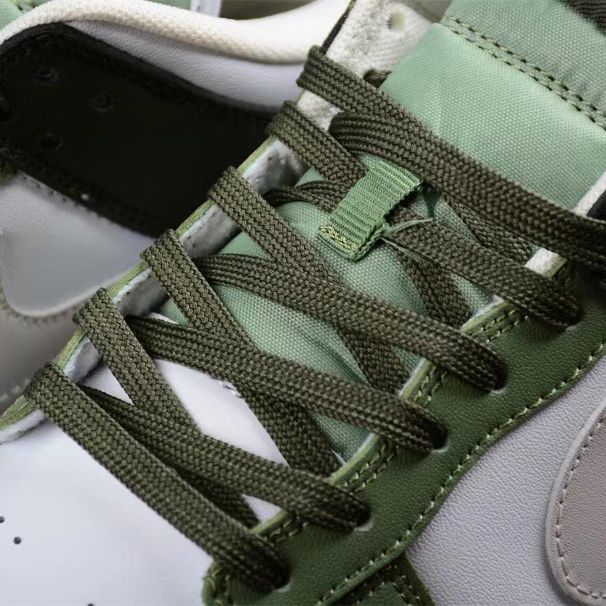 Nike Dunk Low “Oil Green” Sneakers     FN6882-100 - FashionPlug