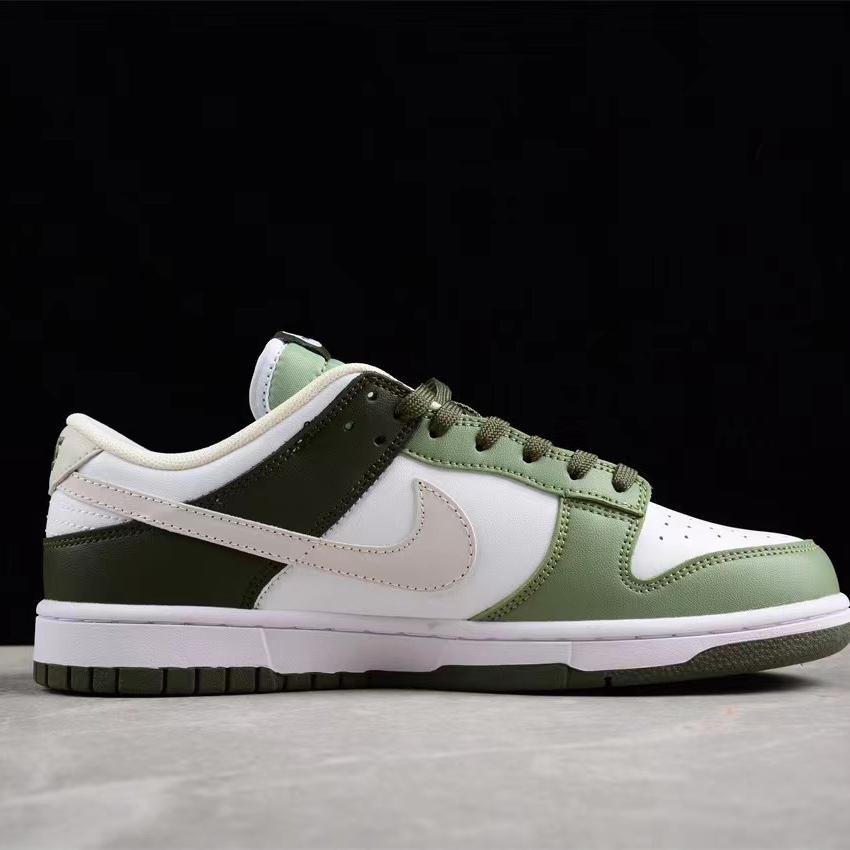 Nike Dunk Low “Oil Green” Sneakers     FN6882-100 - FashionPlug