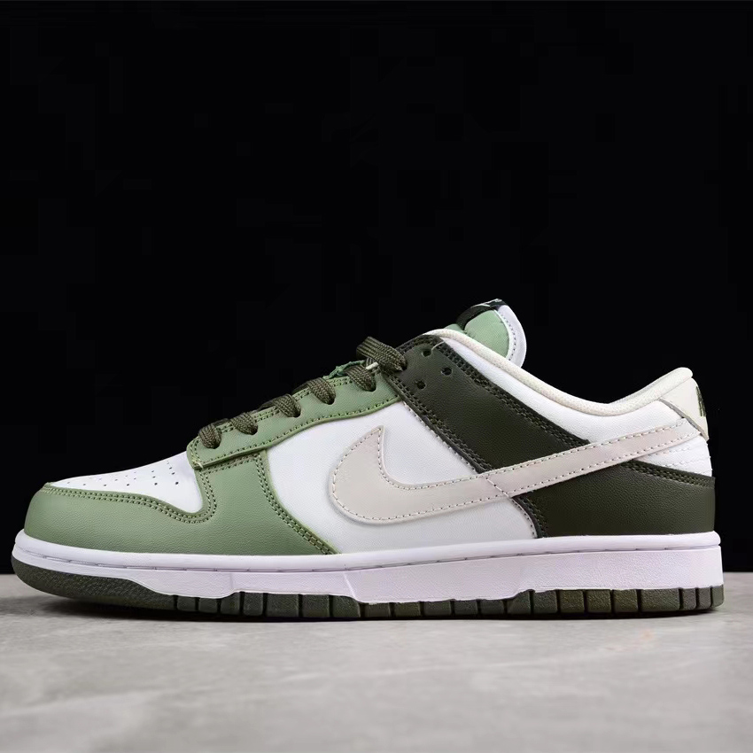 Nike Dunk Low “Oil Green” Sneakers     FN6882-100 - FashionPlug