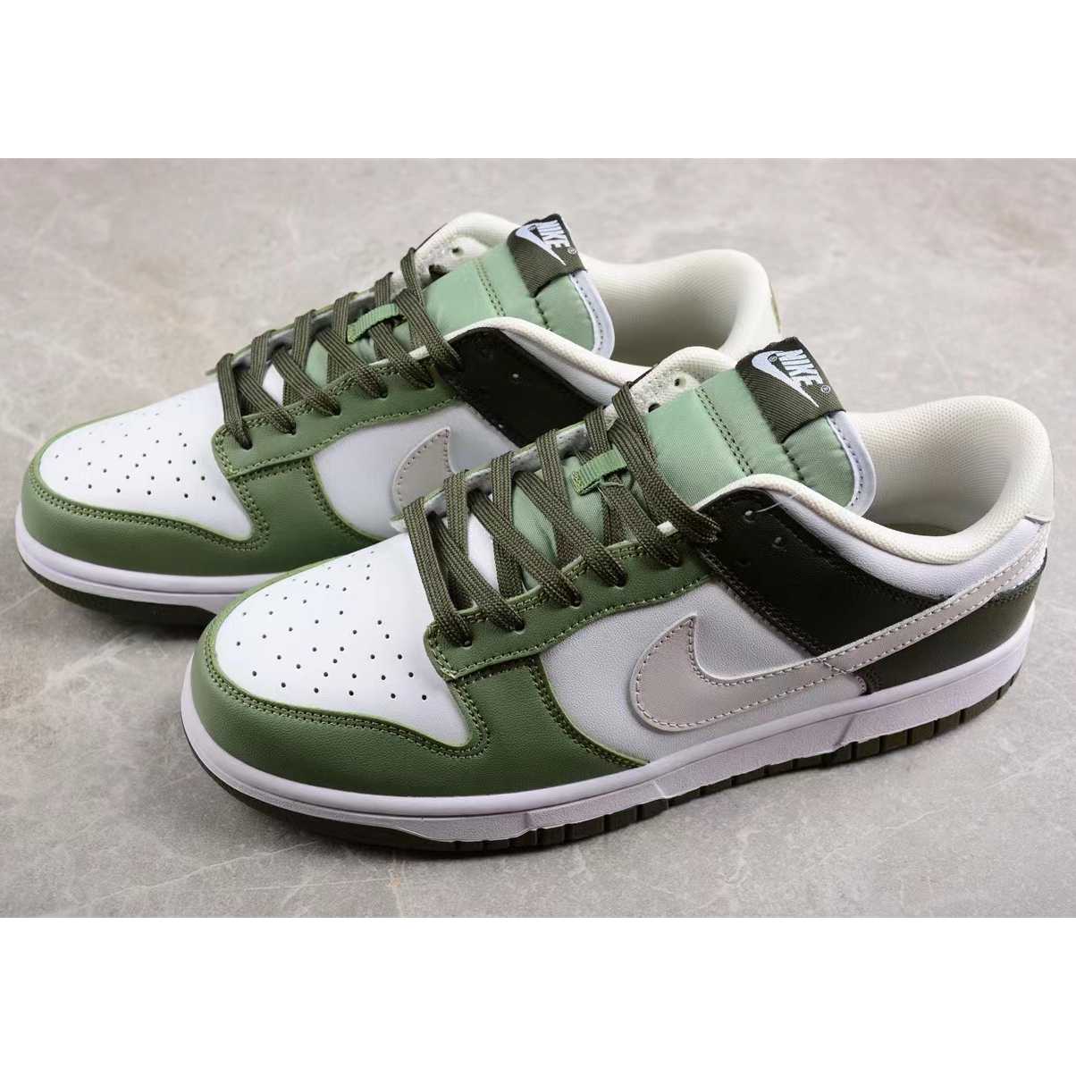 Nike Dunk Low “Oil Green” Sneakers     FN6882-100 - FashionPlug