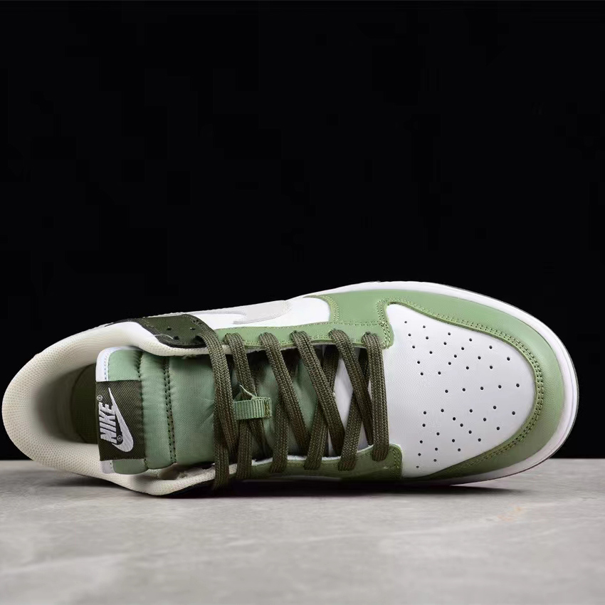 Nike Dunk Low “Oil Green” Sneakers     FN6882-100 - FashionPlug