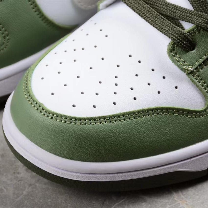 Nike Dunk Low “Oil Green” Sneakers     FN6882-100 - FashionPlug