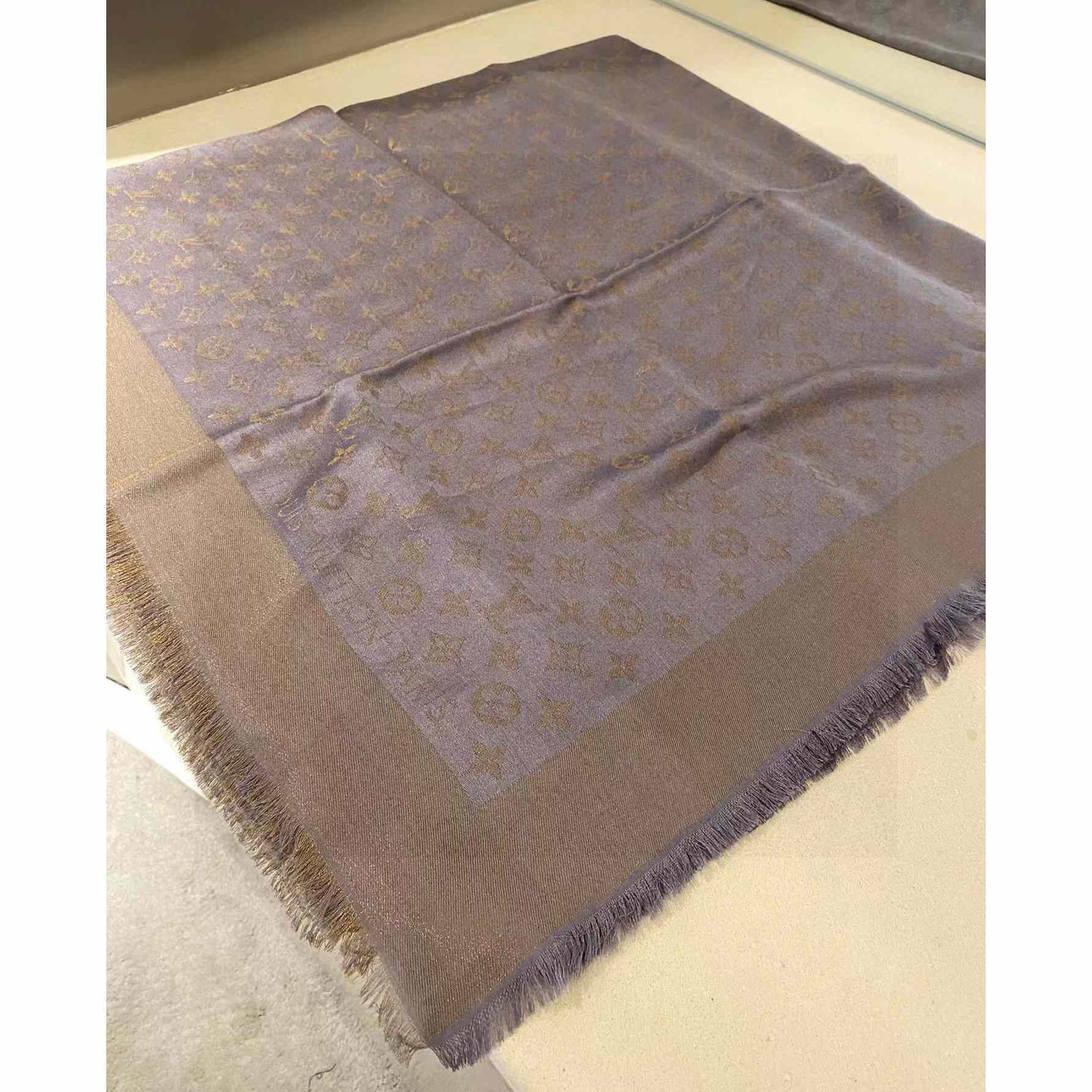 Louis Vuitton Silk Scarf Monogram Shine - FashionPlug