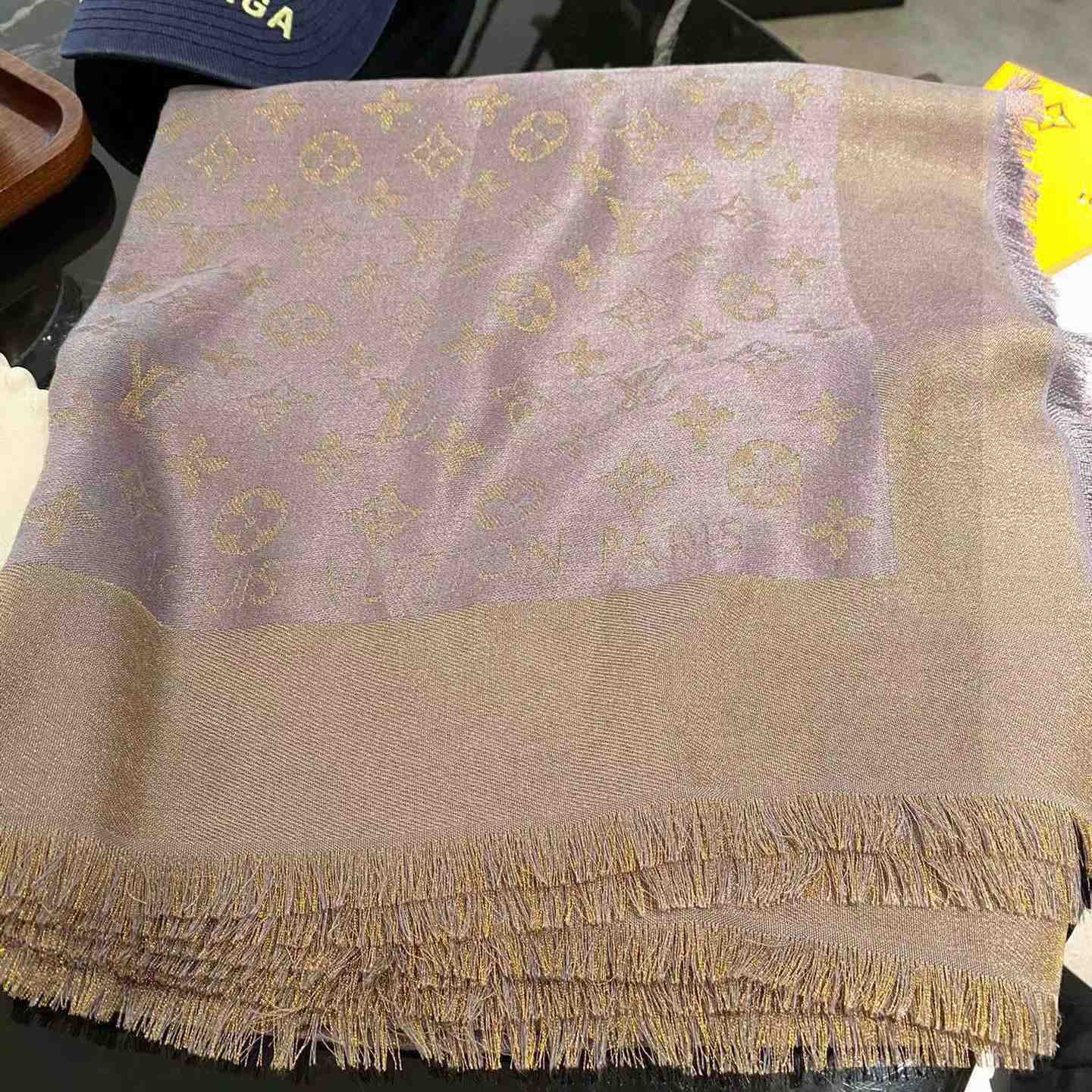 Louis Vuitton Silk Scarf Monogram Shine - FashionPlug