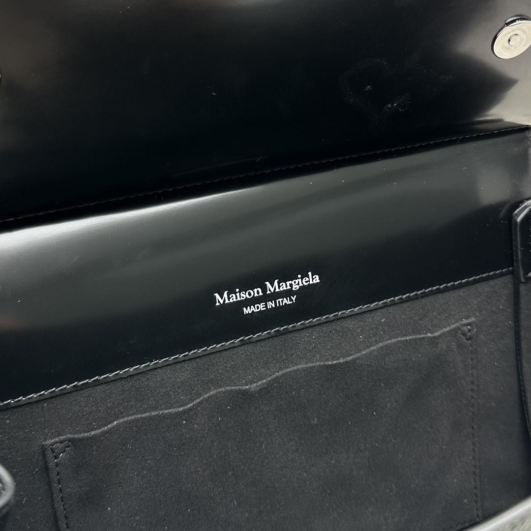 Maison Margiela Small Grained Leather Tote Bag (26x 19x 8cm) - FashionPlug