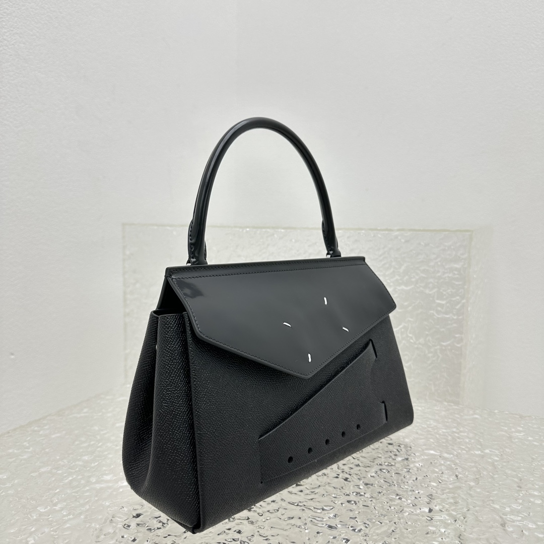 Maison Margiela Small Grained Leather Tote Bag (26x 19x 8cm) - FashionPlug