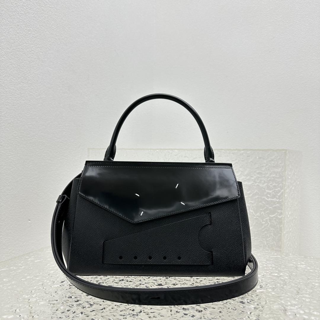 Maison Margiela Small Grained Leather Tote Bag (26x 19x 8cm) - FashionPlug