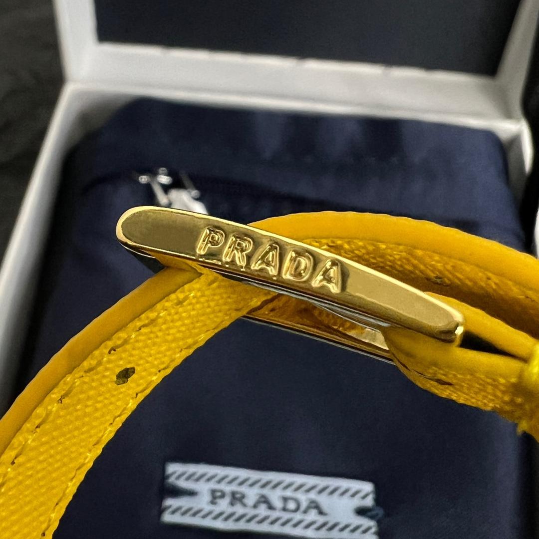 Prada Saffiano Leather Bracelet - FashionPlug