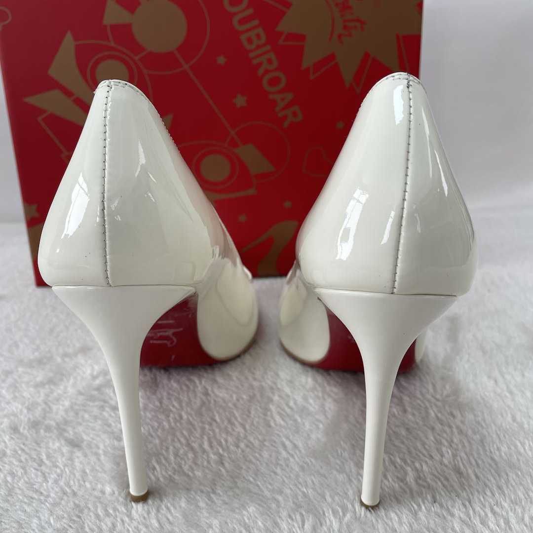 Christian Louboutin Leather Heel   10cm - FashionPlug