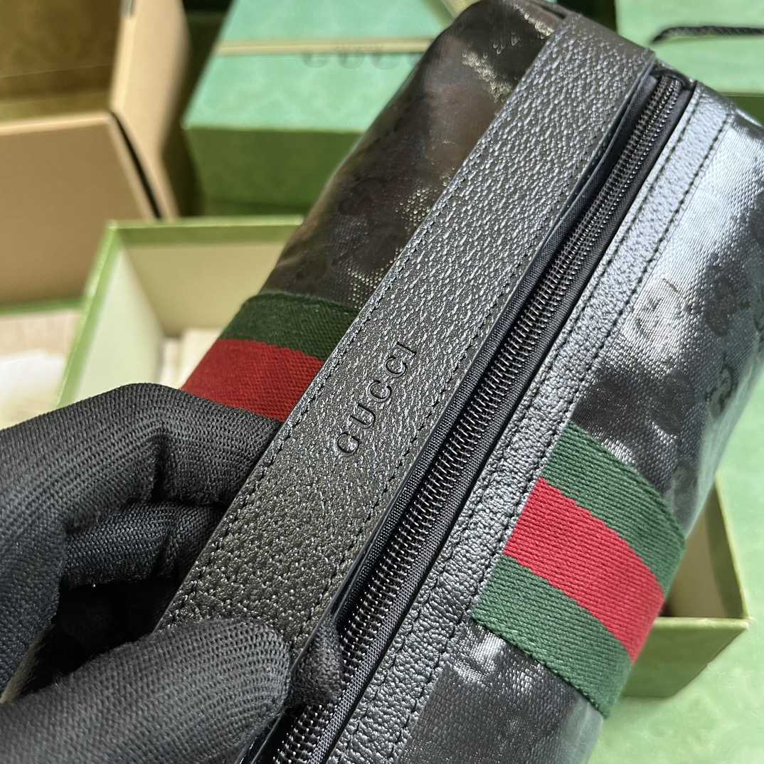 Gucci Toiletry Case With Web (25.5x 13x 13cm) - FashionPlug