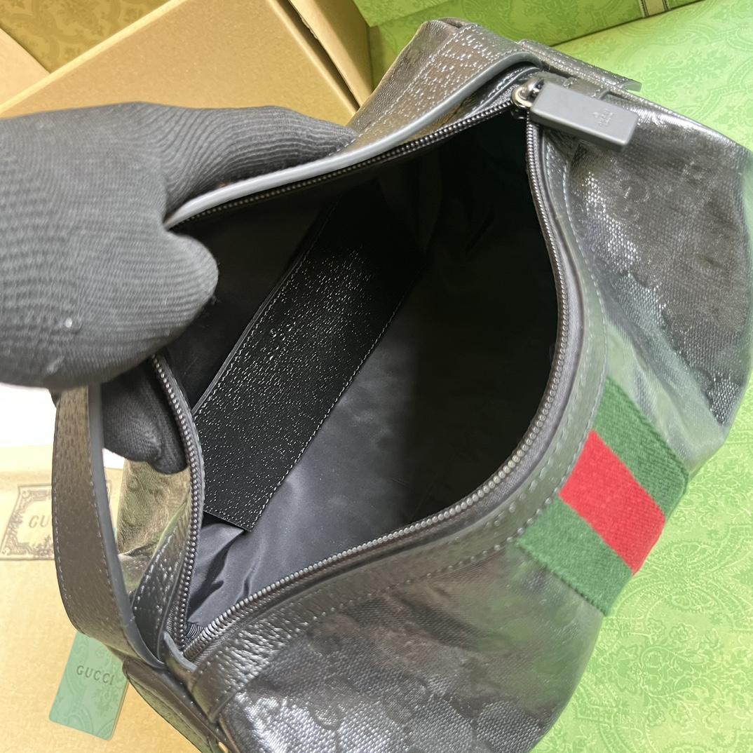Gucci Toiletry Case With Web (25.5x 13x 13cm) - FashionPlug