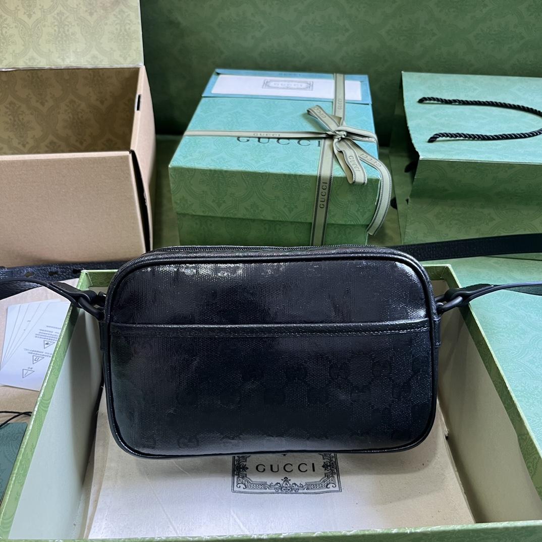 Gucci GG Crystal Mini Shoulder Bag (22.5x 14x 5cm) - FashionPlug