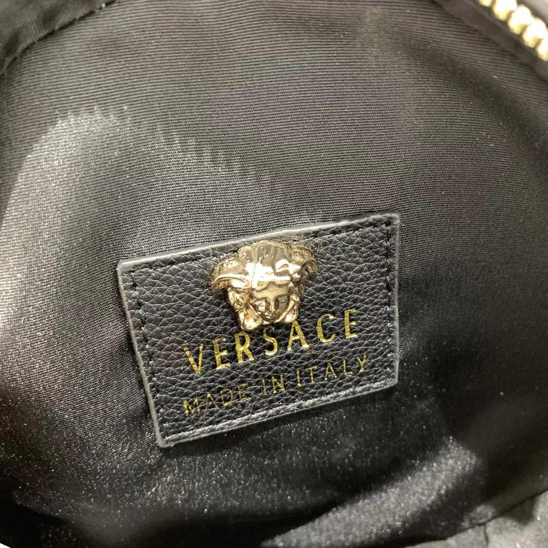  Versace Women's Red Nappa Leather Medusa Evening Bag  (19-19-5cm) - FashionPlug