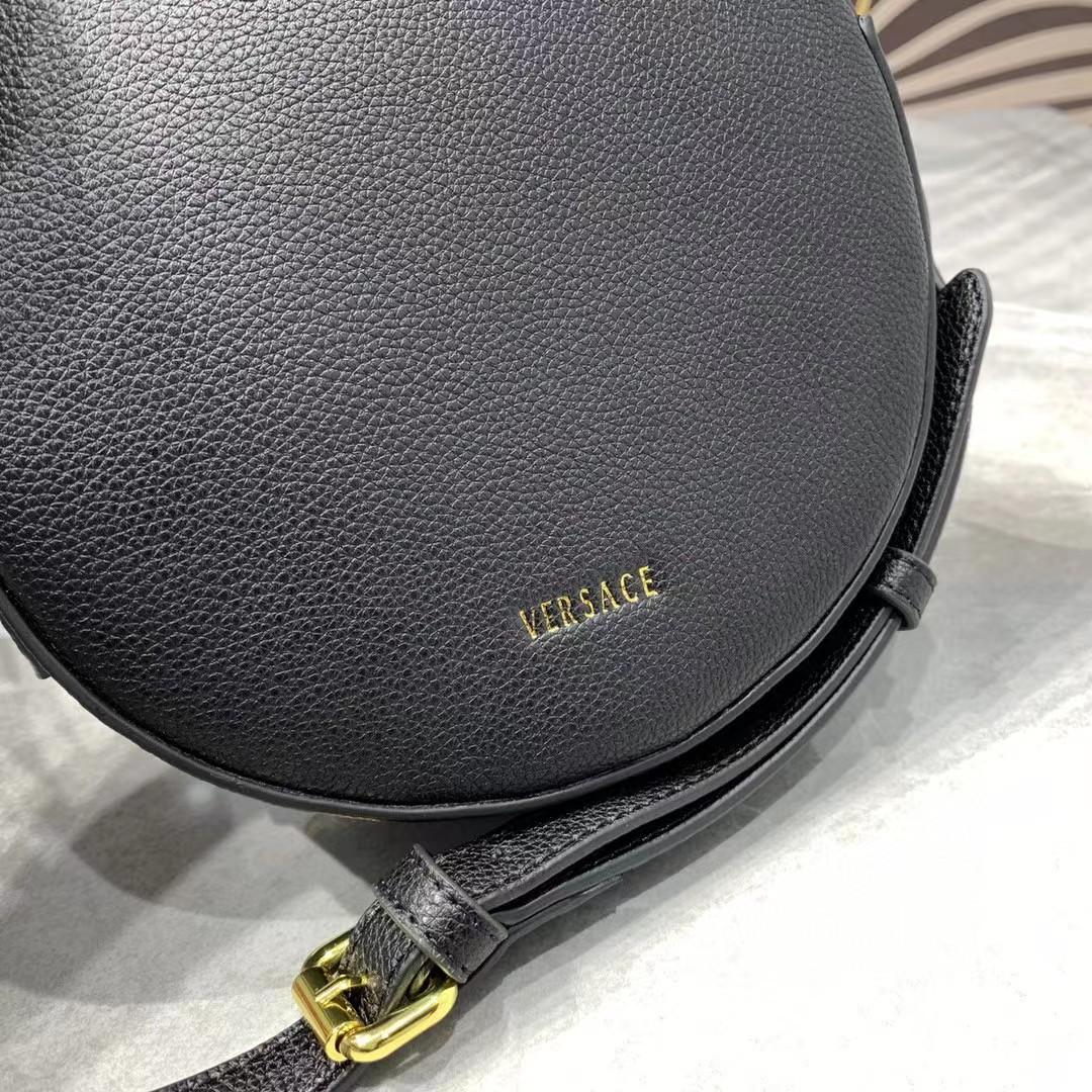  Versace Women's Red Nappa Leather Medusa Evening Bag  (19-19-5cm) - FashionPlug