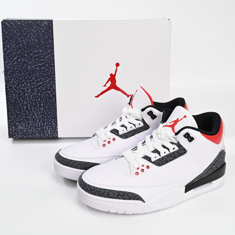 Air Jordan 3 SE DNM “Fire Red” Basketball Shoes   CZ6431-100  - FashionPlug