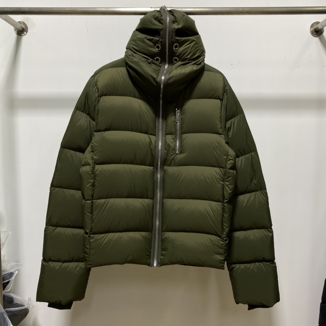 Rick Owens Short Down Jacket - FashionPlug