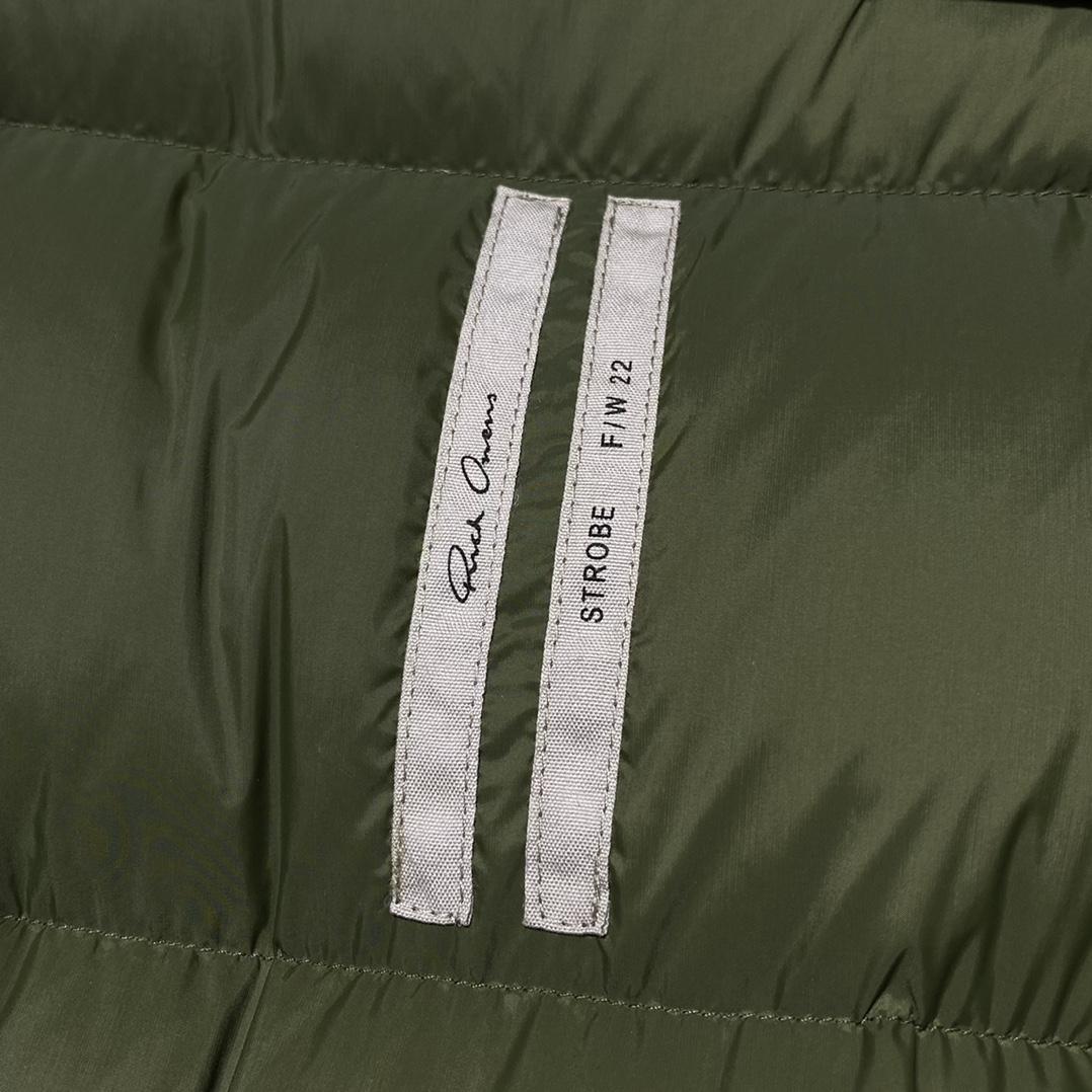 Rick Owens Short Down Jacket - FashionPlug